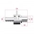 Dimensiones válvula de purga ABS ¼" Cepex 11656