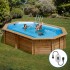 Piscina de madera Gre Sunbay Grenade 2 ovalada