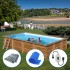 Piscina de madera Gre Sunbay Evora rectangular