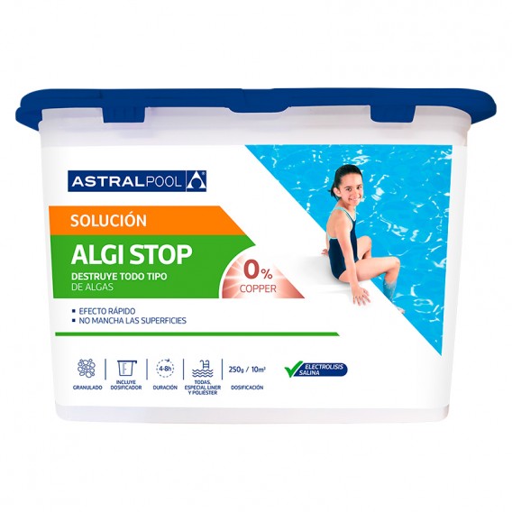 Antialgas AlgiStop 0% Cobre AstralPool