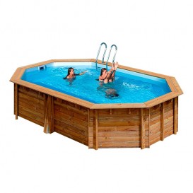 Piscina de madera Gre Sunbay Marbella 2 rectangular 420x270x117 Con  Instalación - Pool Spas Online