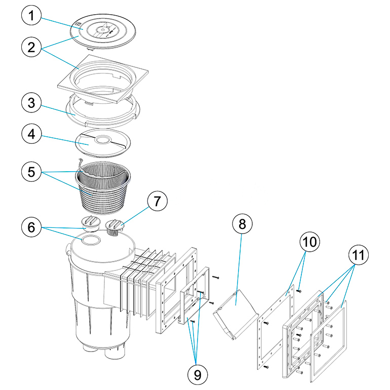 Recambios Skimmer 17,5L AstralPool 11309