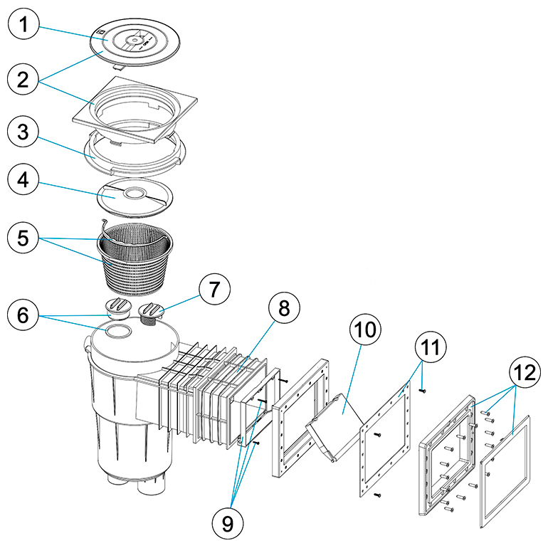 Recambios Skimmer 17,5L AstralPool 11310