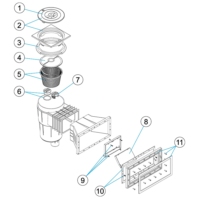 Recambios Skimmer 17,5L AstralPool 11311