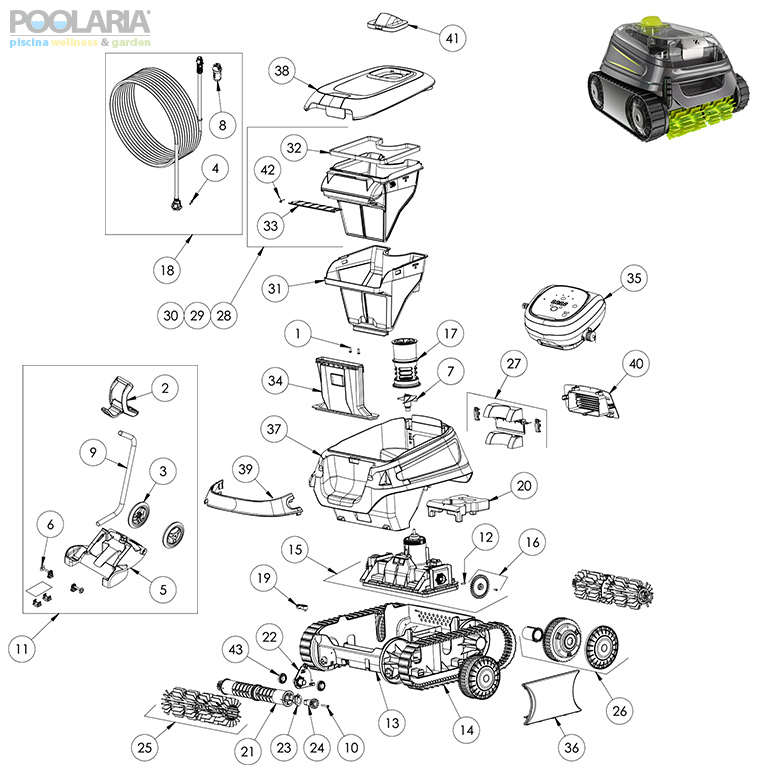 Recambios Zodiac CNX 4020 iQ