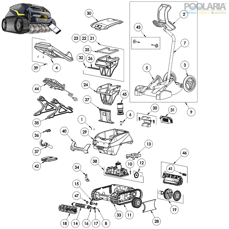 Recambios Zodiac Freerider RF 5200 iQ