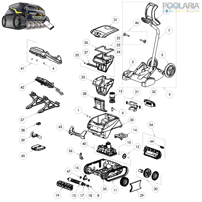 Recambios Zodiac Freerider RF 5400 iQ