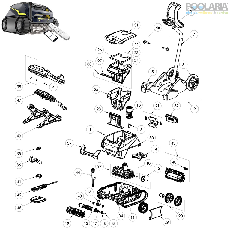 Recambios Zodiac Freerider RF 5600 iQ